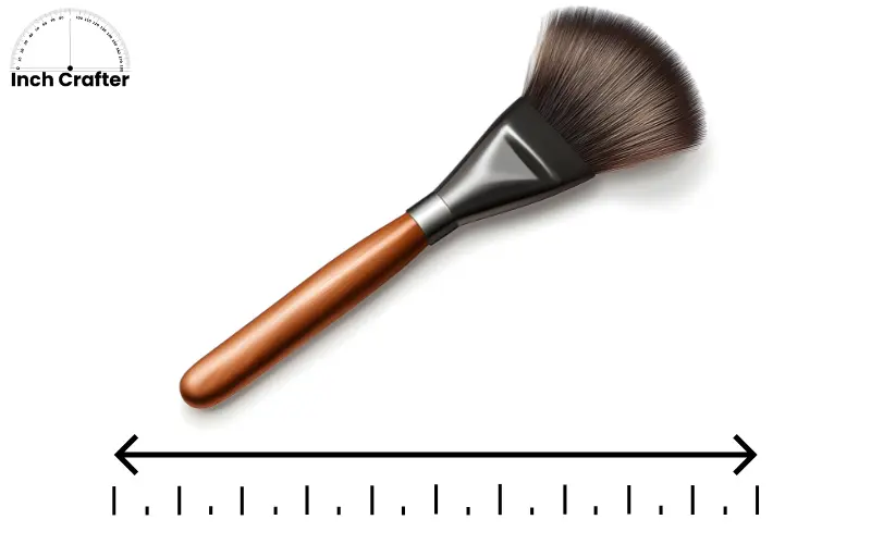 7 inches - makeup brush