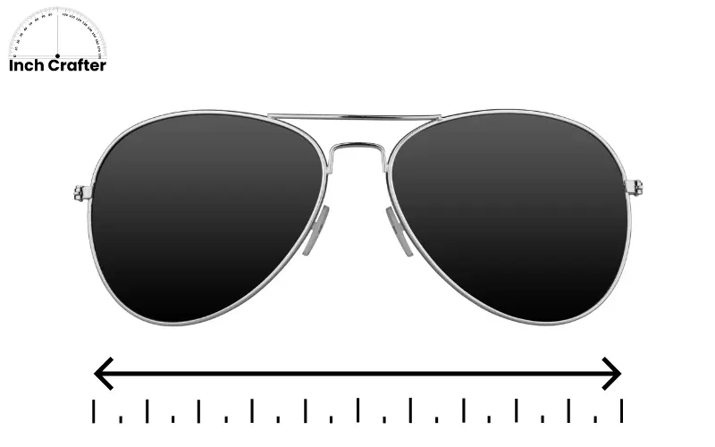 7 inches - sunglasess