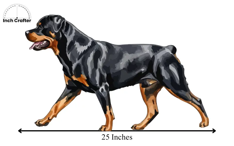 how long is 25 inches