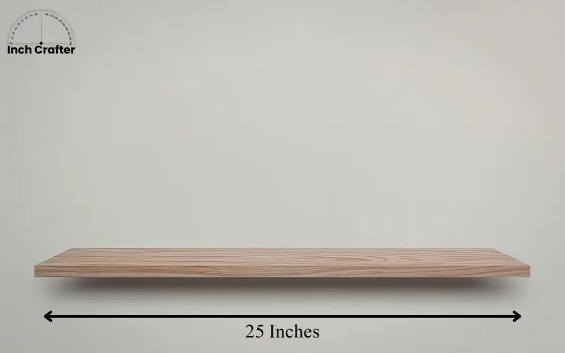 how long is 25 inches