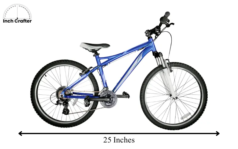 how long is 25 inches