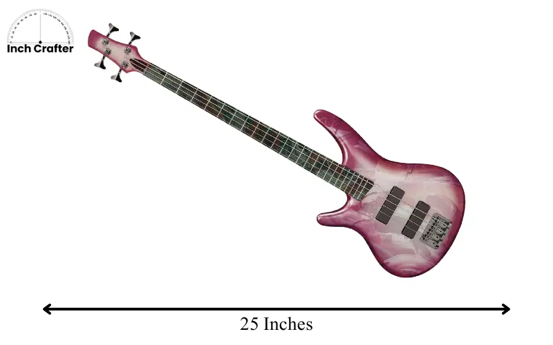 how long is 25 inches