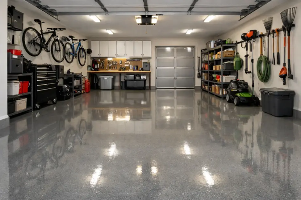 Epoxy Garage Floor Coatings Transforming Garages in Chesapeake, Virginia